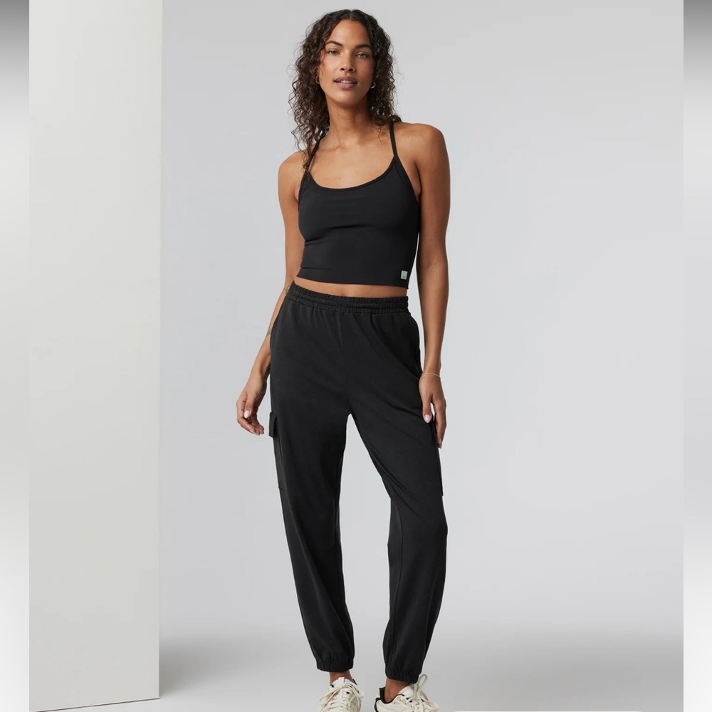 Vuori Black Track Joggers